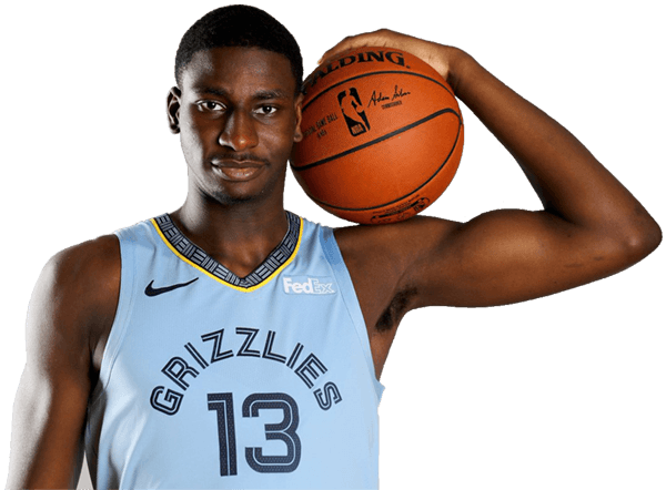 Jaren Jackson of the Memphis Grizzlies, #13, Forward-Center